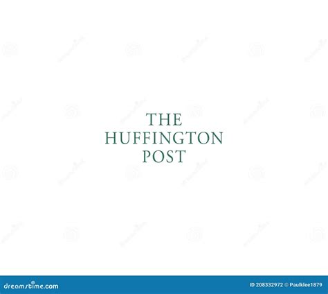 The Huffington Post Logo Editorial Illustrative on White Background Editorial Photography ...