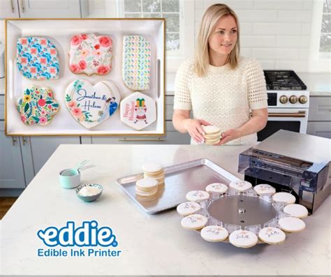 An edible ink printer gives a special touch to your cookies