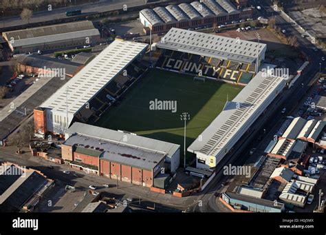 aerial view of Notts County FC Meadow Lane stadium football ground Stock Photo: 130706714 - Alamy