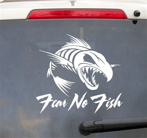 Fear No Fish Fishing II Vinyl Decal Stickers