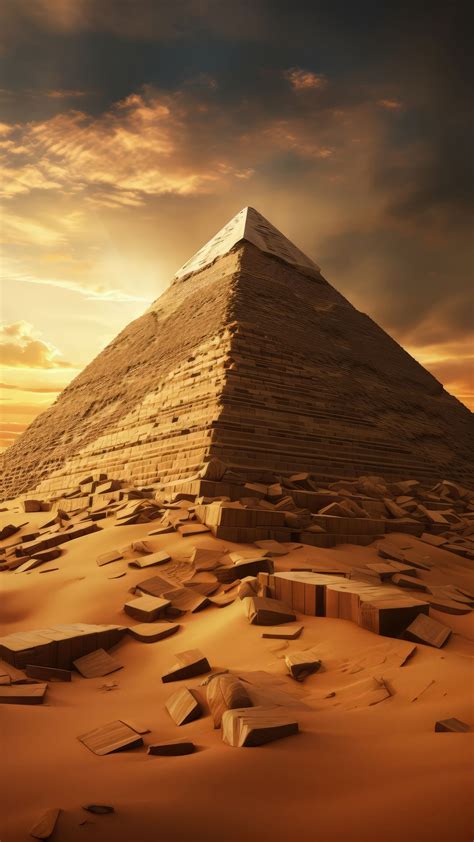 Free background 4k, hd wallpaper pyramid, bricks, sands, debris ...