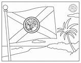 Historic Florida Flag Coloring Pages Kids Activities Blog  sketch template