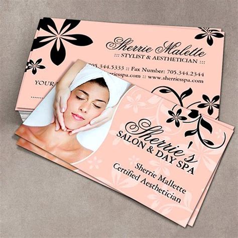 Customizable Aesthetician Business Cards Spa Business Cards, Business Cards Online, Elegant ...