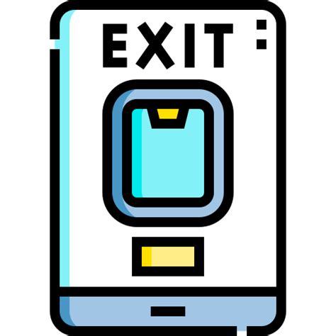 Emergency exit - Free security icons