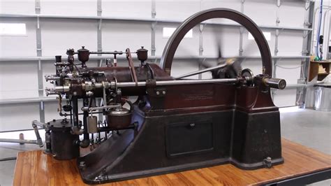 One of the first Four Cycle Gas Engines - The Otto Silent 7 HP 1884 - YouTube