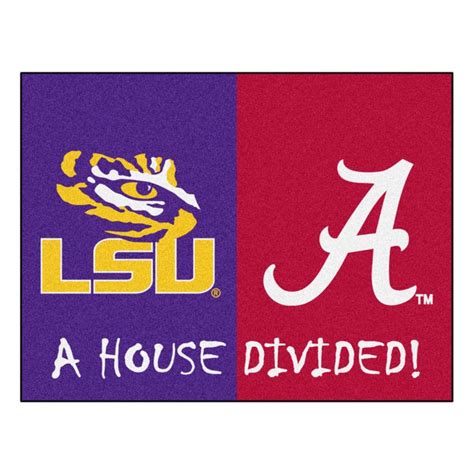 LSU Tigers vs Alabama Crimson Tide Rivalry Rug | Lsu alabama, Lsu ...