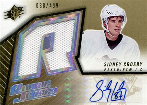 Sidney Crosby Rookie Cards Ranked and What's Most Valuable