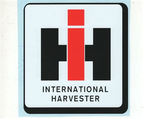 International Harvester Logo Decal - Small - SPS Parts