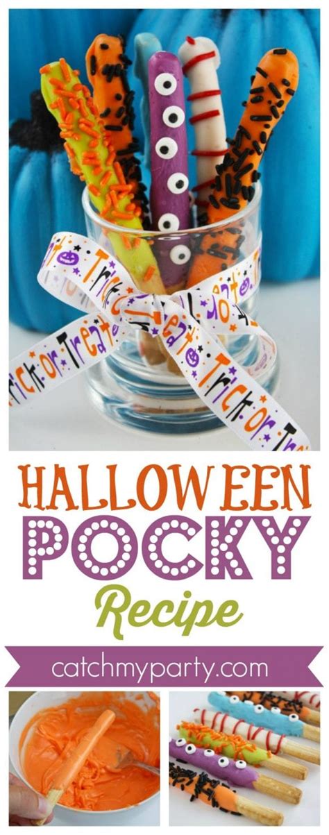 Halloween Pocky Recipe | Catch My Party