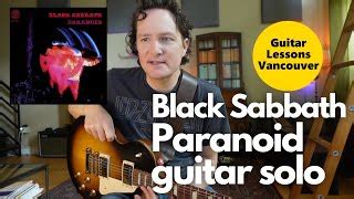 "Paranoid" Guitar Solo Lesson and Analysis - Black Sabbath Chords - Chordify