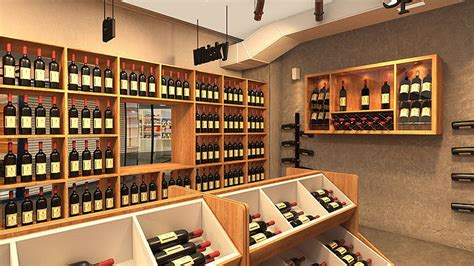 Liquor Store Design 3D model | CGTrader