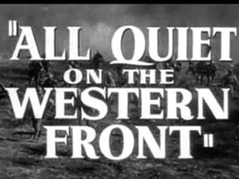 All Quiet On The Western Front Quotes. QuotesGram