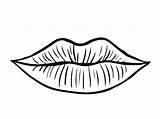 Colouring Pages Of Lips  Pin On Coloring Waldo Harvey sketch template