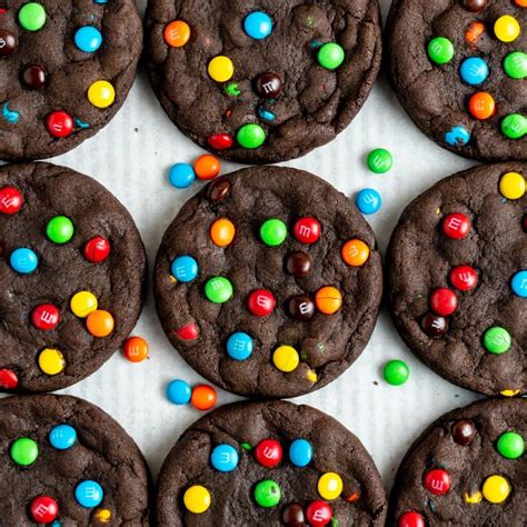 Chewy Chocolate M&M Cookies » the practical kitchen