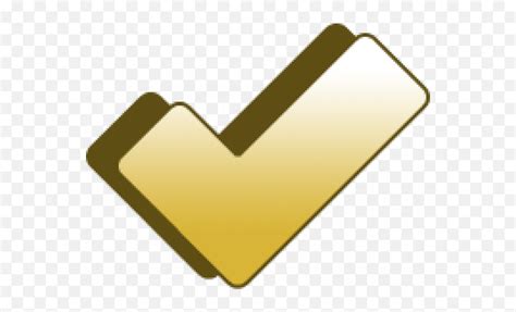 Gold Check Mark Png Transparent Images - Golden Checkmark Png,Checkmark Png Transparent - free ...