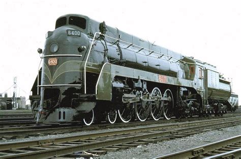 Canadian National Railway.#6400 Streamlined Confederation 4-8-4. class ...