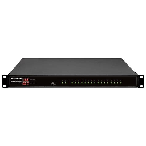 Rack-Mount DC CCTV Power Supply - 18 Outputs, 20 Amps - SECO-LARM USA Inc