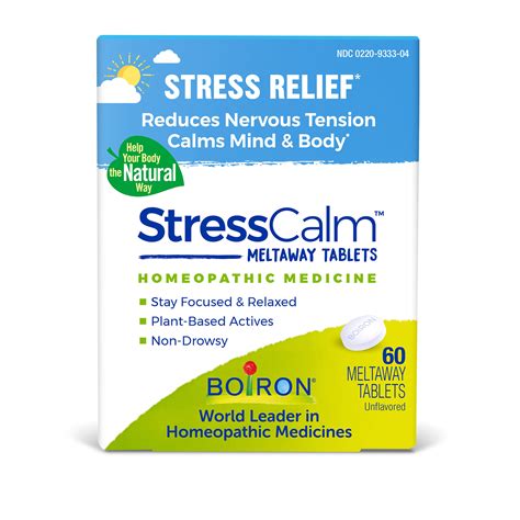 Boiron StressCalm 60 Tablets Stress Relief - Walmart.com - Walmart.com