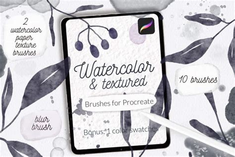 Watercolor & Texture Brushes | Brush Galaxy