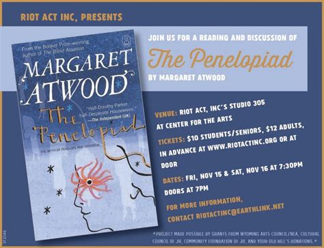 The Penelopiad by Margaret Atwood – Riot Act, Inc.