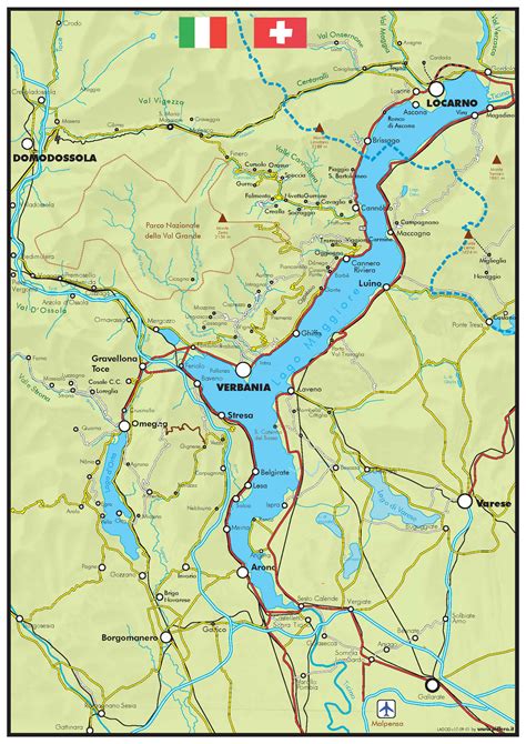 Lago Maggiore Mappa Turistica