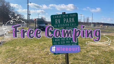 Free Camping in Missouri - YouTube