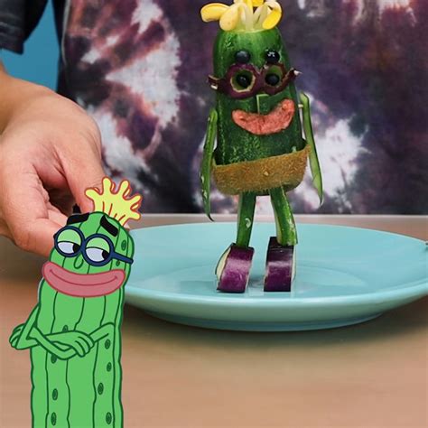 Kevin the Cucumber | SpongeBob | DIY sea cucumber as a land cucumber | By SpongeBob's Nautical ...