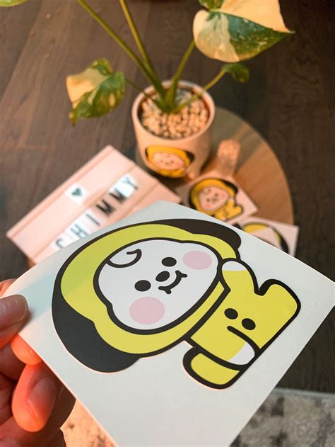 BT21 Chimmy Stickers Set of 3 chimmy stickers for | Etsy