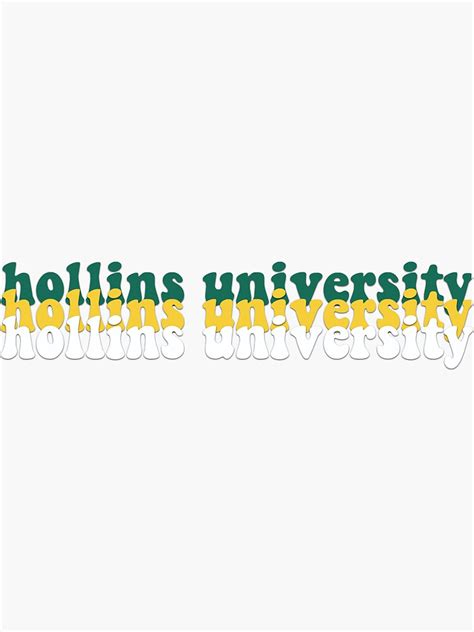 "hollins university" Sticker for Sale by comingofage | Redbubble