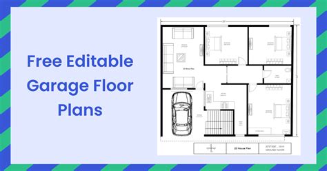 Free Editable Garage Floor Plans | EdrawMax Online