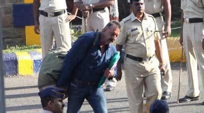 PHOTOS: Sanjay Dutt’s first pictures outside Yerwada jail and his ...