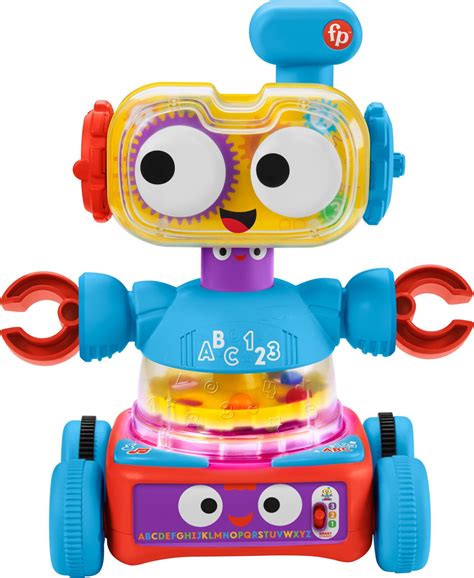 Fisher-Price 4-in-1 Learning Bot Interactive Toy Robot for Infants ...