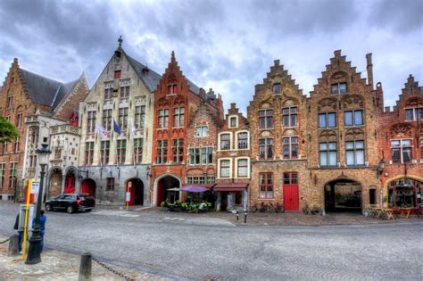 Medieval Streets of Old Bruges, Belgium Stock Image - Image of architecture, facade: 123259089