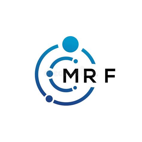 MRF Letter Technology Logo Design on White Background. MRF Creative ...