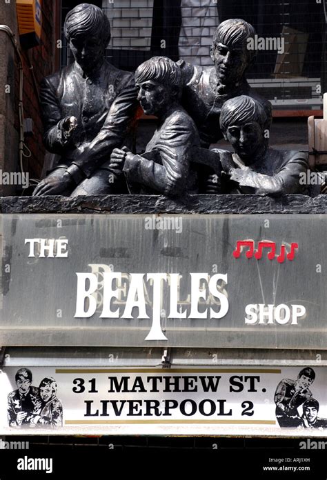 Beatles shop in Mathew Street Liverpool Stock Photo - Alamy