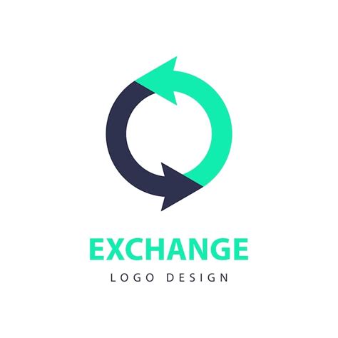 Premium Vector | Exchange vector logo design