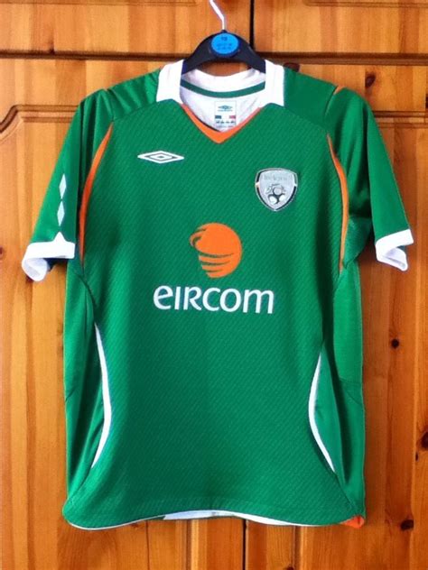 Republic of Ireland National Football Team Home Jersey 2008-2009. Shirt ...