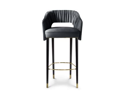 STOLA Bar Chair Mid Century Design by BRABBU Bar Chairs Diy, White Dining Room Chairs, Swivel ...