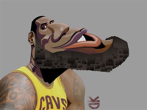 ArtStation - LeBron James Caricature