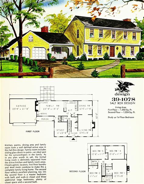 American Colonial House Floor Plan - floorplans.click