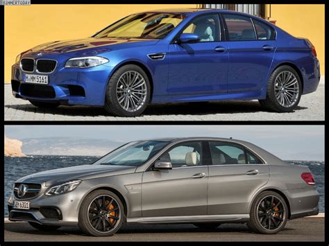 Photo Comparison: F10 BMW M5 vs Mercedes-Benz E63 AMG Facelift ...