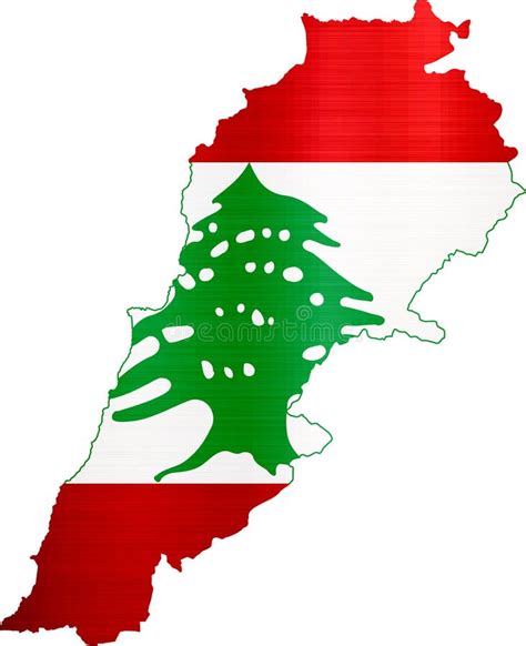 Flag Map Lebanon Illustration Stock Illustration - Illustration of illustration, white: 96503253