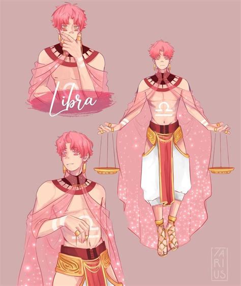 ♎LIBRA♎ | Libra art, Anime zodiac, Zodiac characters