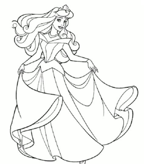 Print & Download - Princess Coloring Pages, Support The Child’s Activity