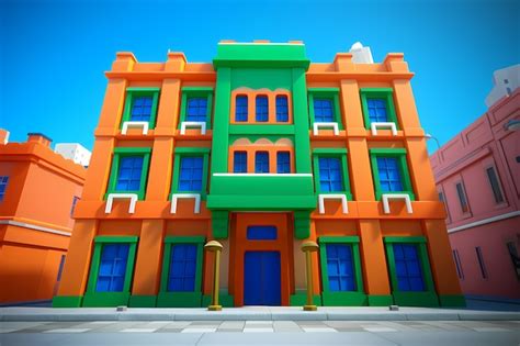 Free Photo | India republic day celebration with 3d building