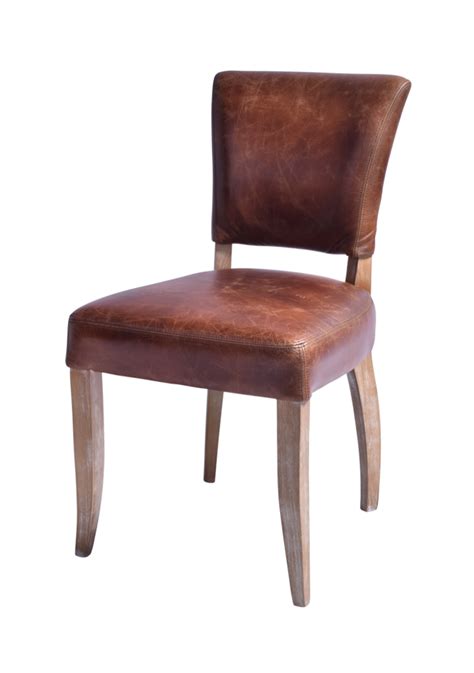 Harris Leather Dining Chair Pair | INTERIORS ONLINE Boston Dining Chair, Rustic Dining Chairs ...