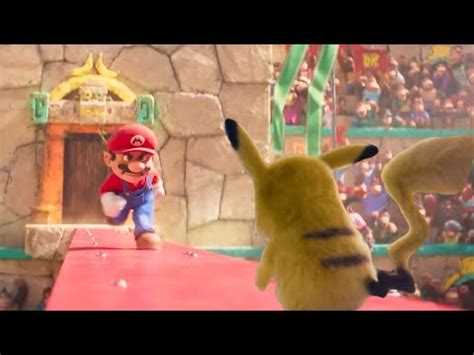 Pikachu Destroys Mario | The Super Mario Bros. Movie (2023 Film) | Know Your Meme