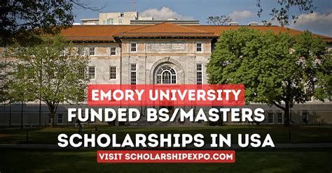 Emory University Scholarships 2024 in the USA