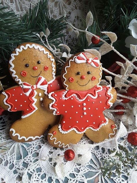 Gingerbread boy and girl Christmas cookies Christmas Sugar Cookies ...