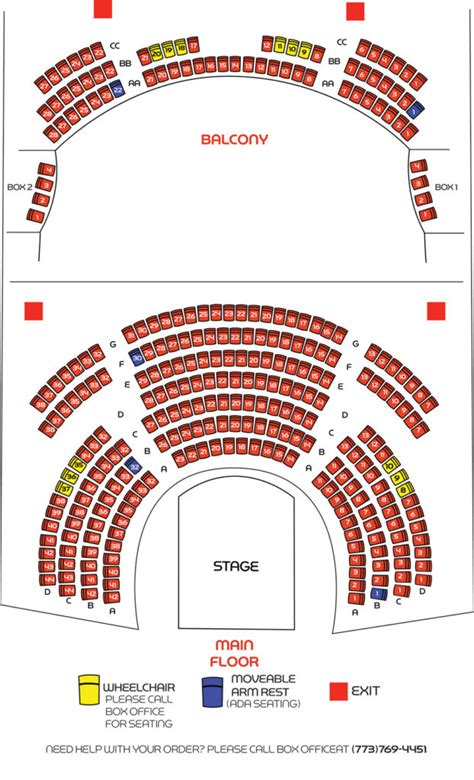 Seating Chart - Black Ensemble Theater